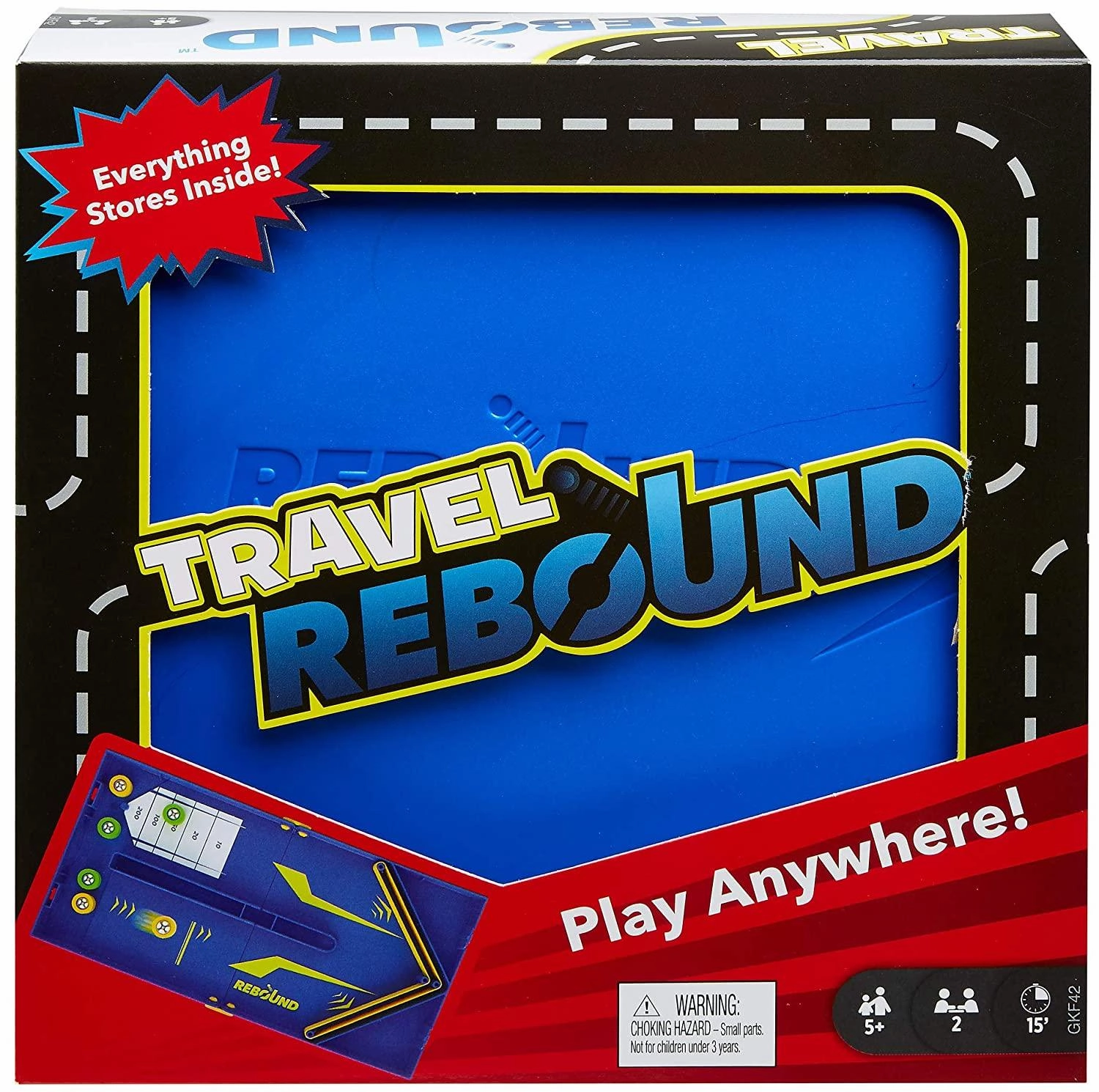 Mattel GamesTravel Rebound Board Game Board Game for Ages 5 