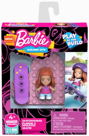 MEGA Barbie Building Sets Skateboarder