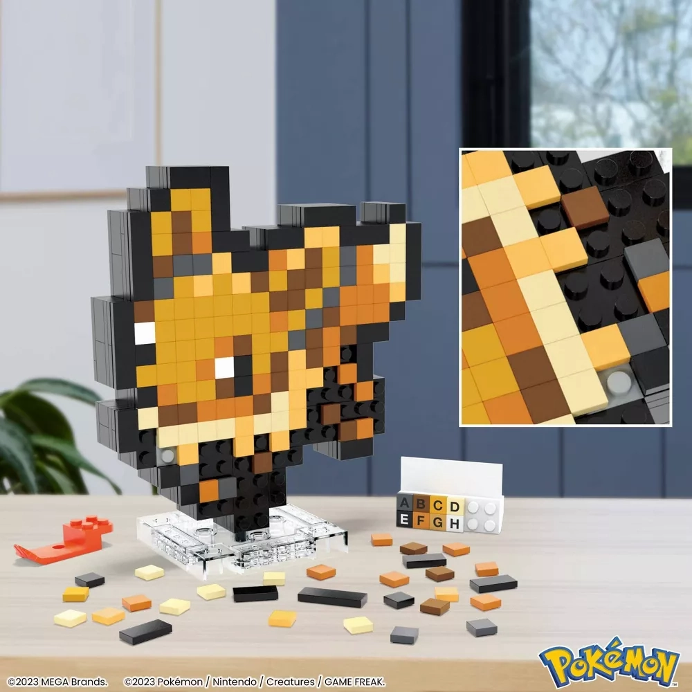 MEGA Pokmon - Eevee Pixel Art