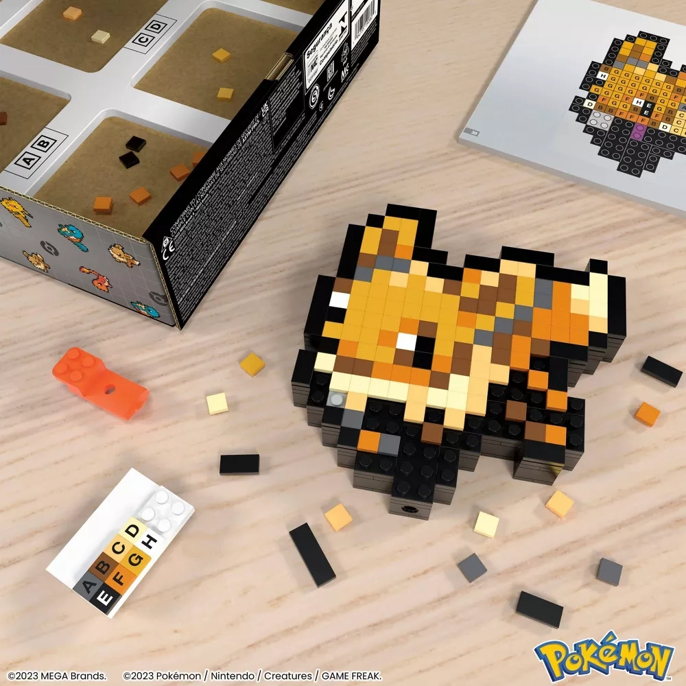 MEGA Pokmon - Eevee Pixel Art