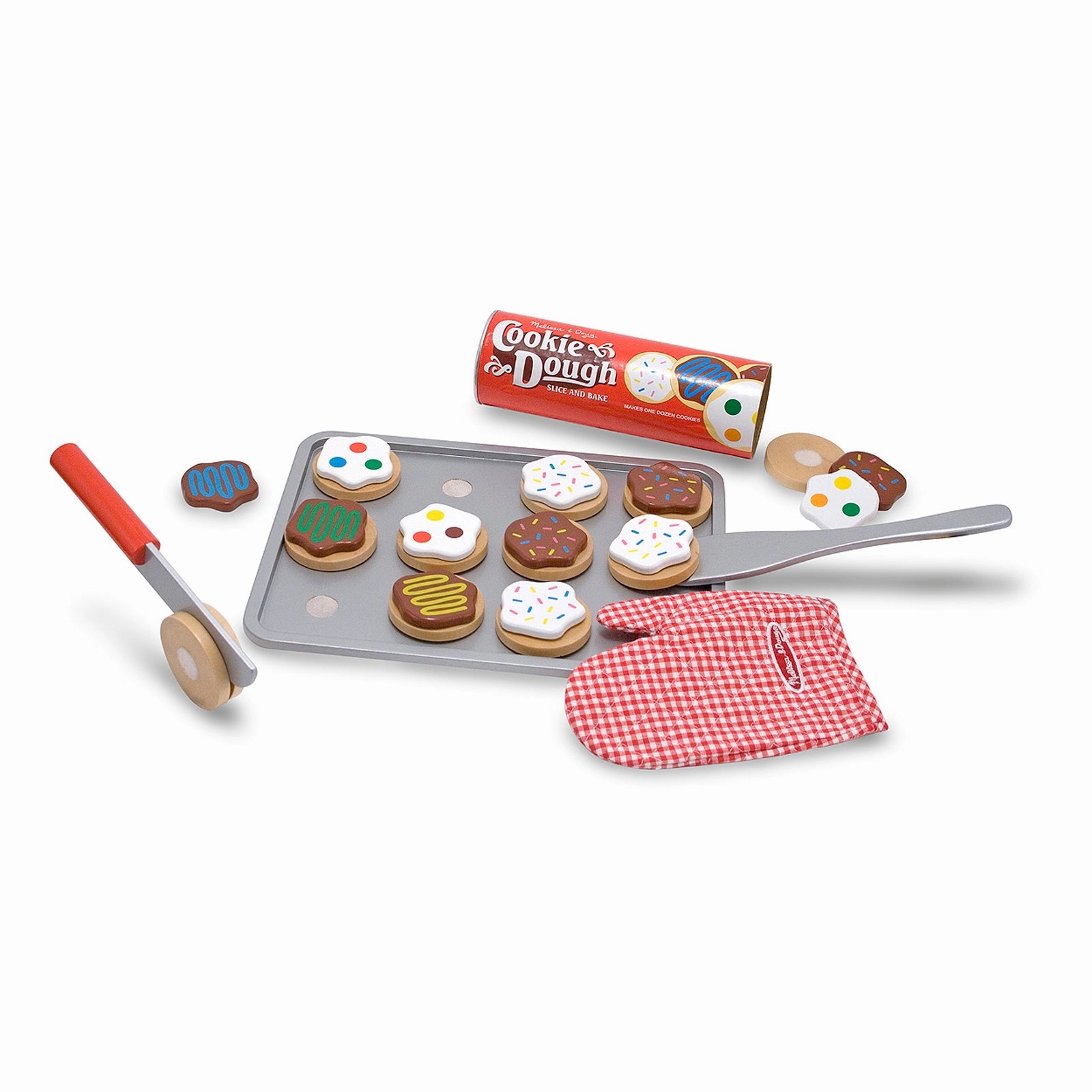 Melissa & Doug 12-Piece Slice and Bake Cookie Play Set