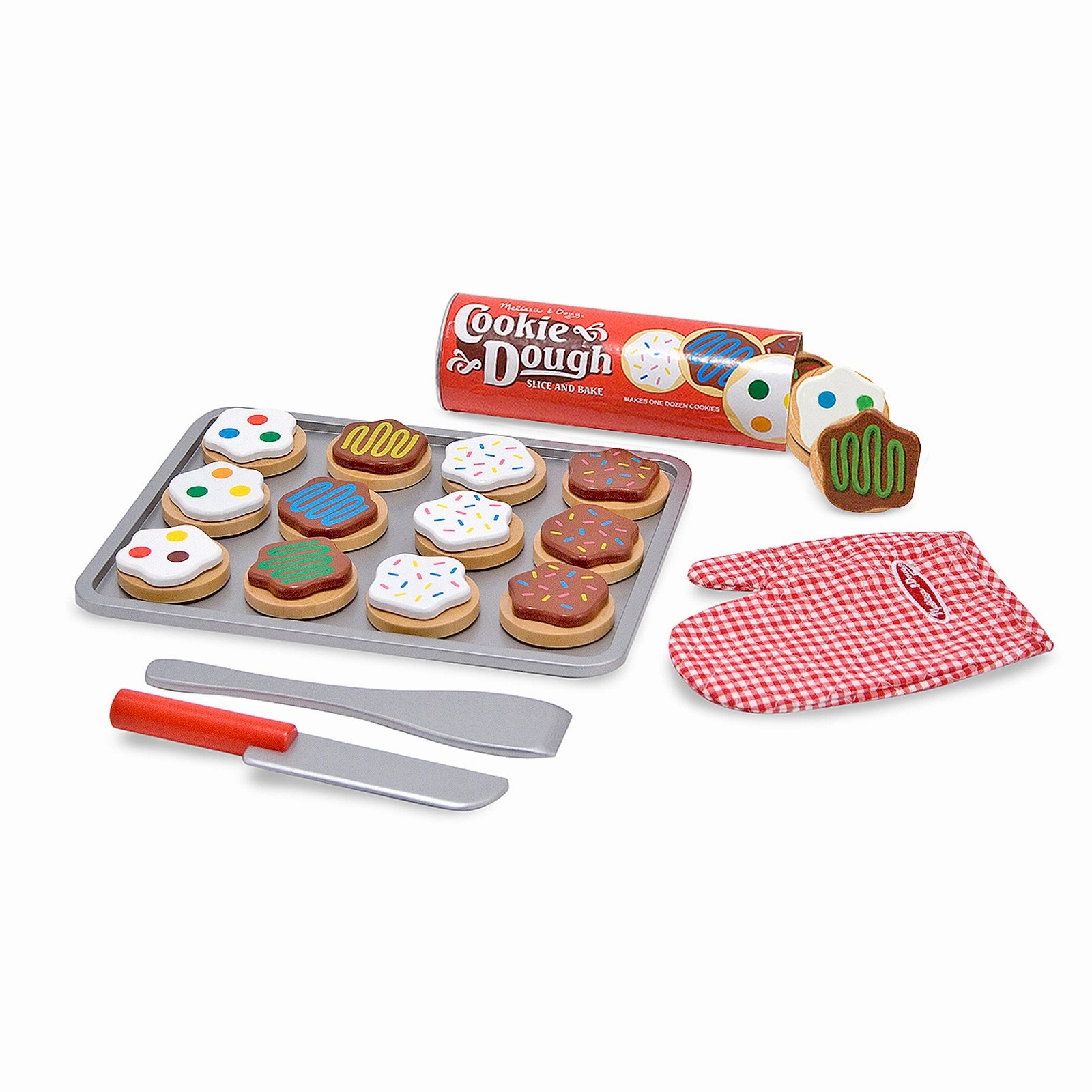 Melissa & Doug 12-Piece Slice and Bake Cookie Play Set