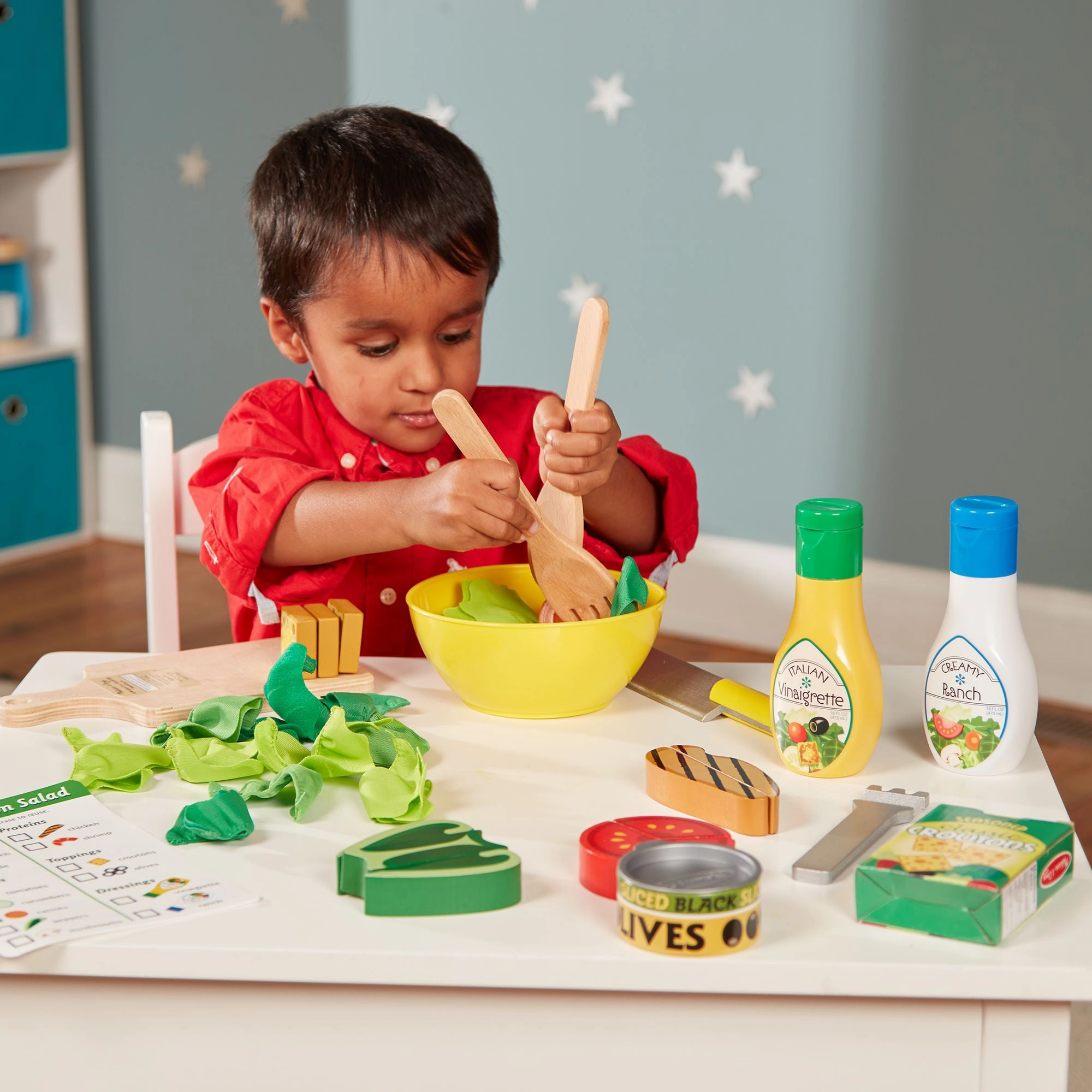 Melissa & Doug 52-Piece Slice & Toss Salad Playset