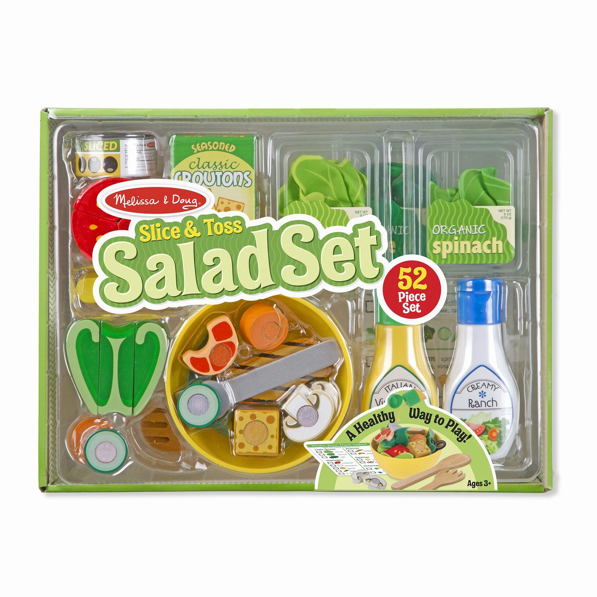 Melissa & Doug 52-Piece Slice & Toss Salad Playset