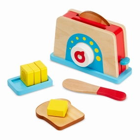 Melissa & Doug Bread & Butter Toast Set - Wooden Playset