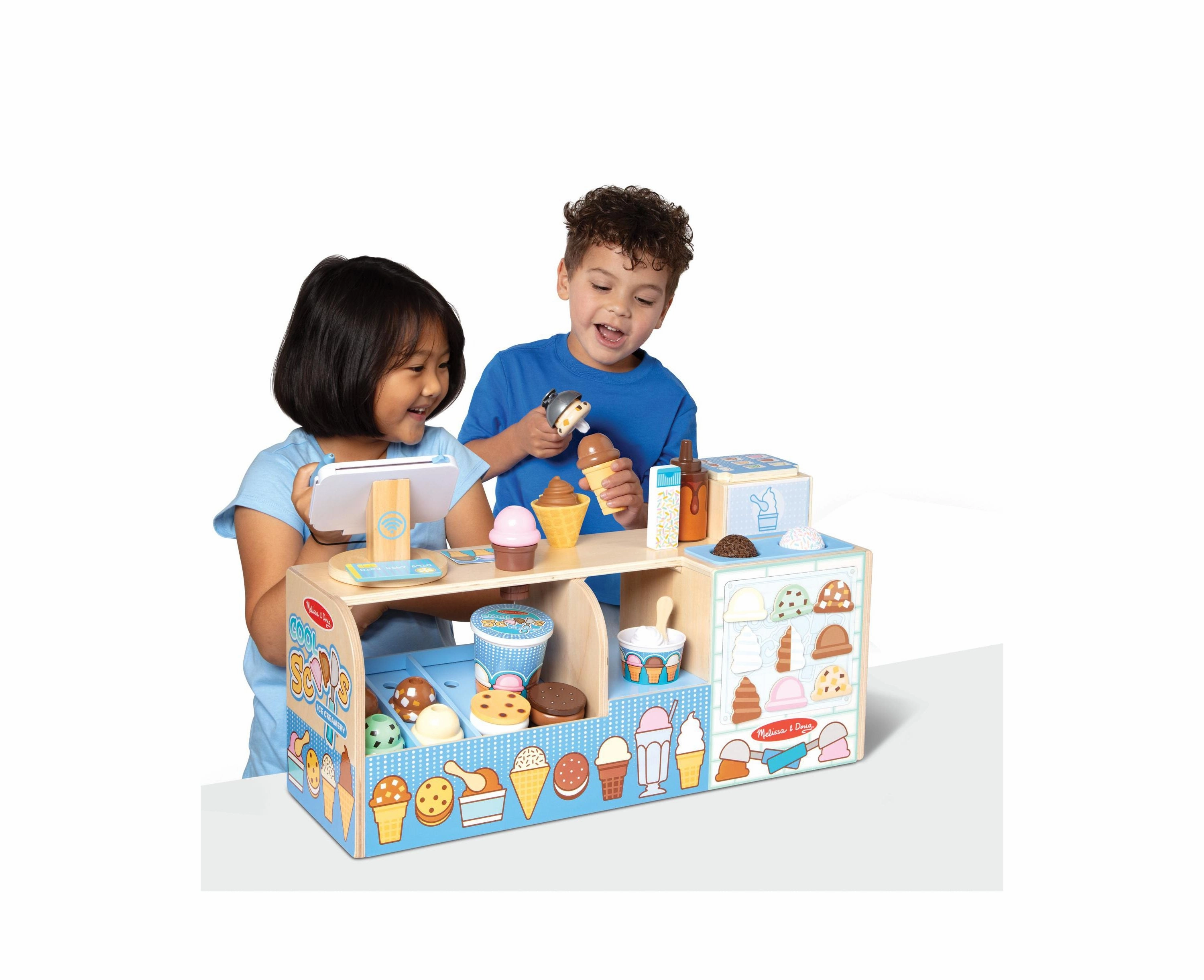 Melissa & Doug Cool Scoops Ice Cream Playset