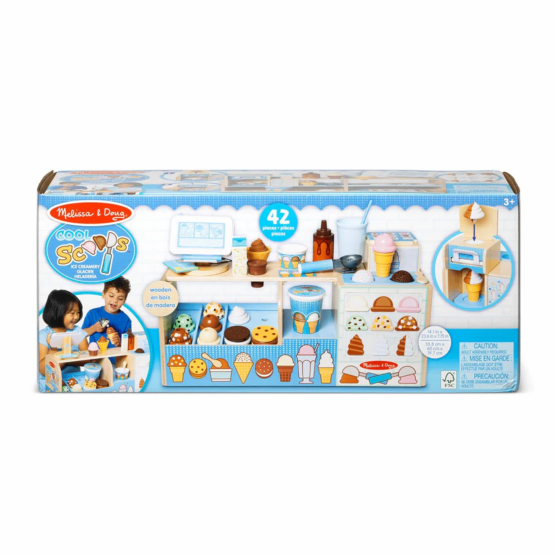Melissa & Doug Cool Scoops Ice Creamery Playset