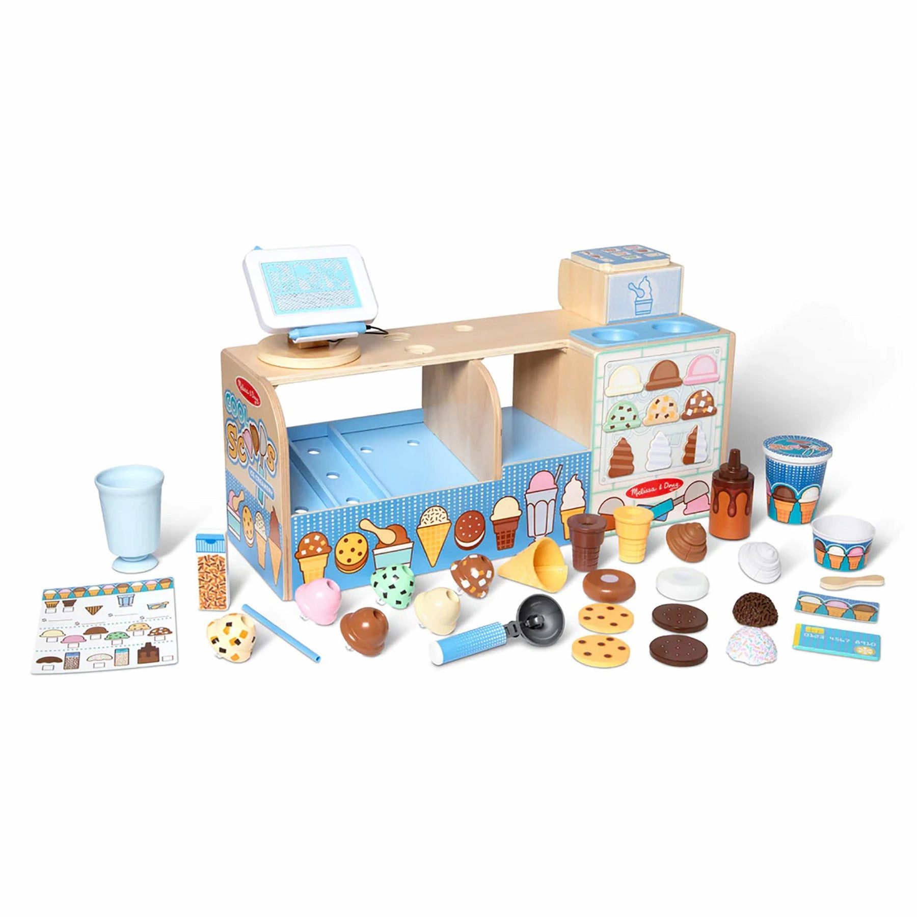 Melissa & Doug Cool Scoops Ice Creamery Playset