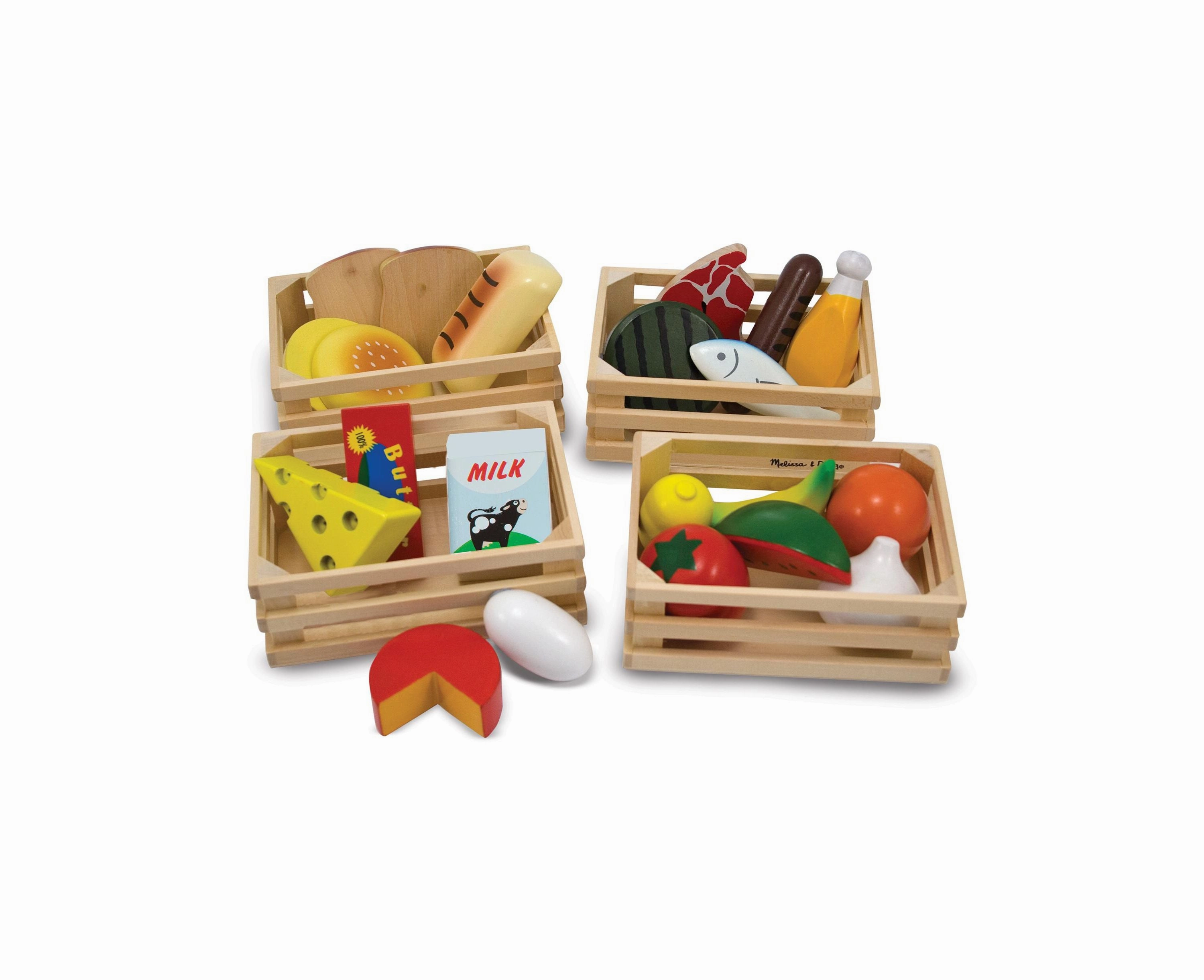 Melissa & Doug Healthy Playtime Wooden Food Groups Set