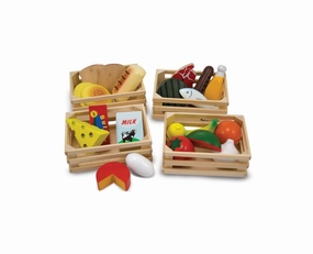 Melissa & Doug Healthy Playtime Wooden Food Groups Set
