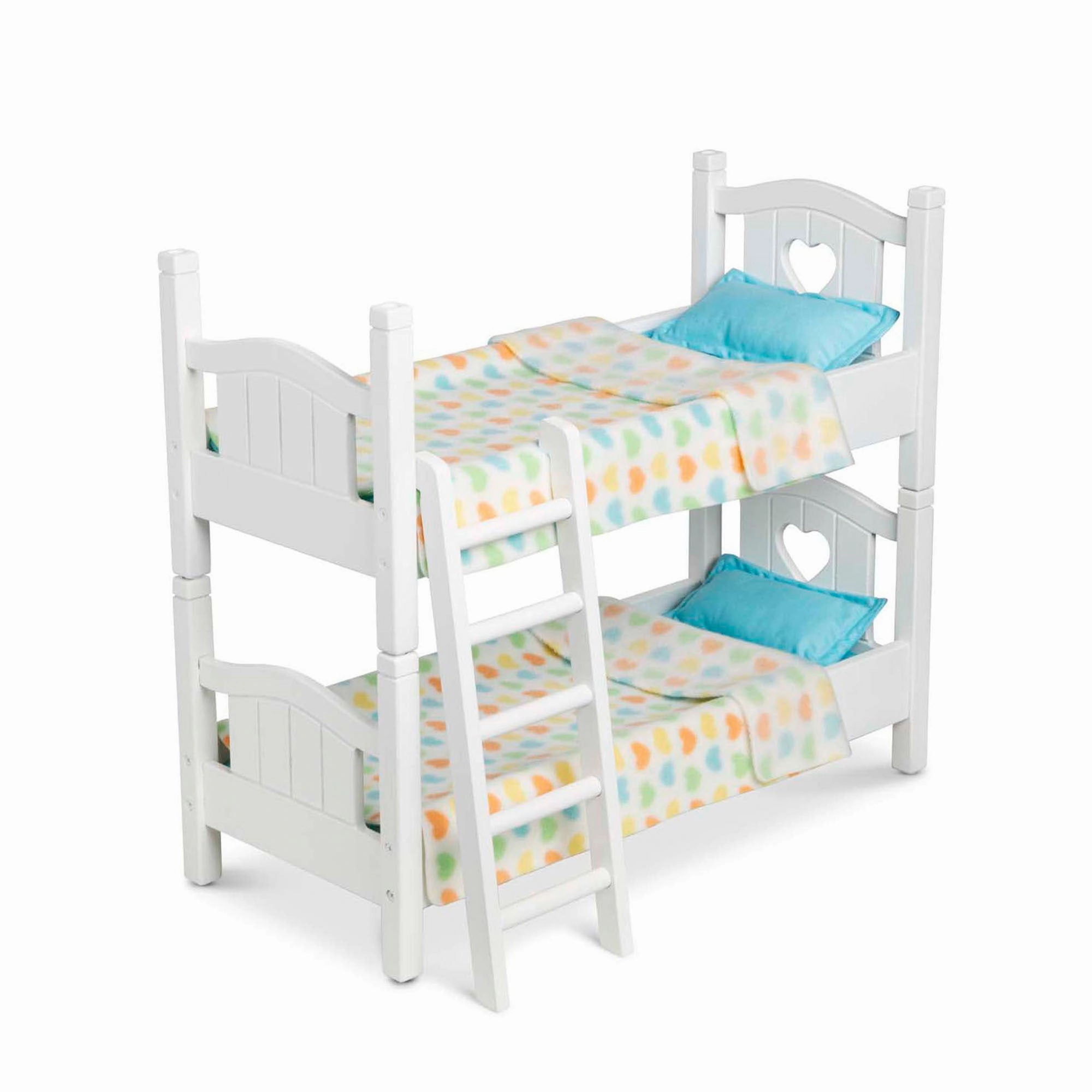 Melissa & Doug Mine to Love Wooden Doll Bunk Bed Playset