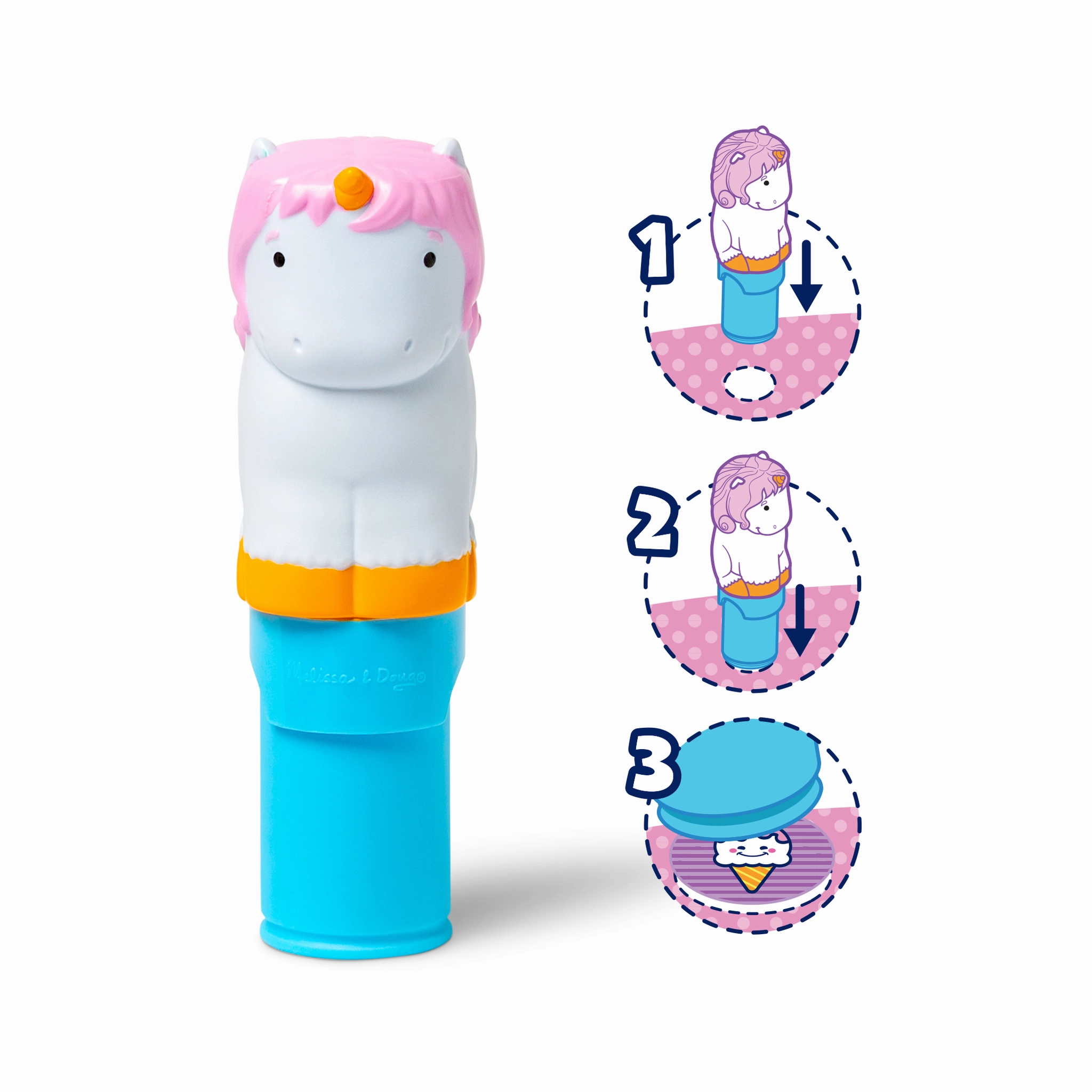 Melissa & Doug Sticker Wow! Sticker Stamper & Activity Pad - Unicorn