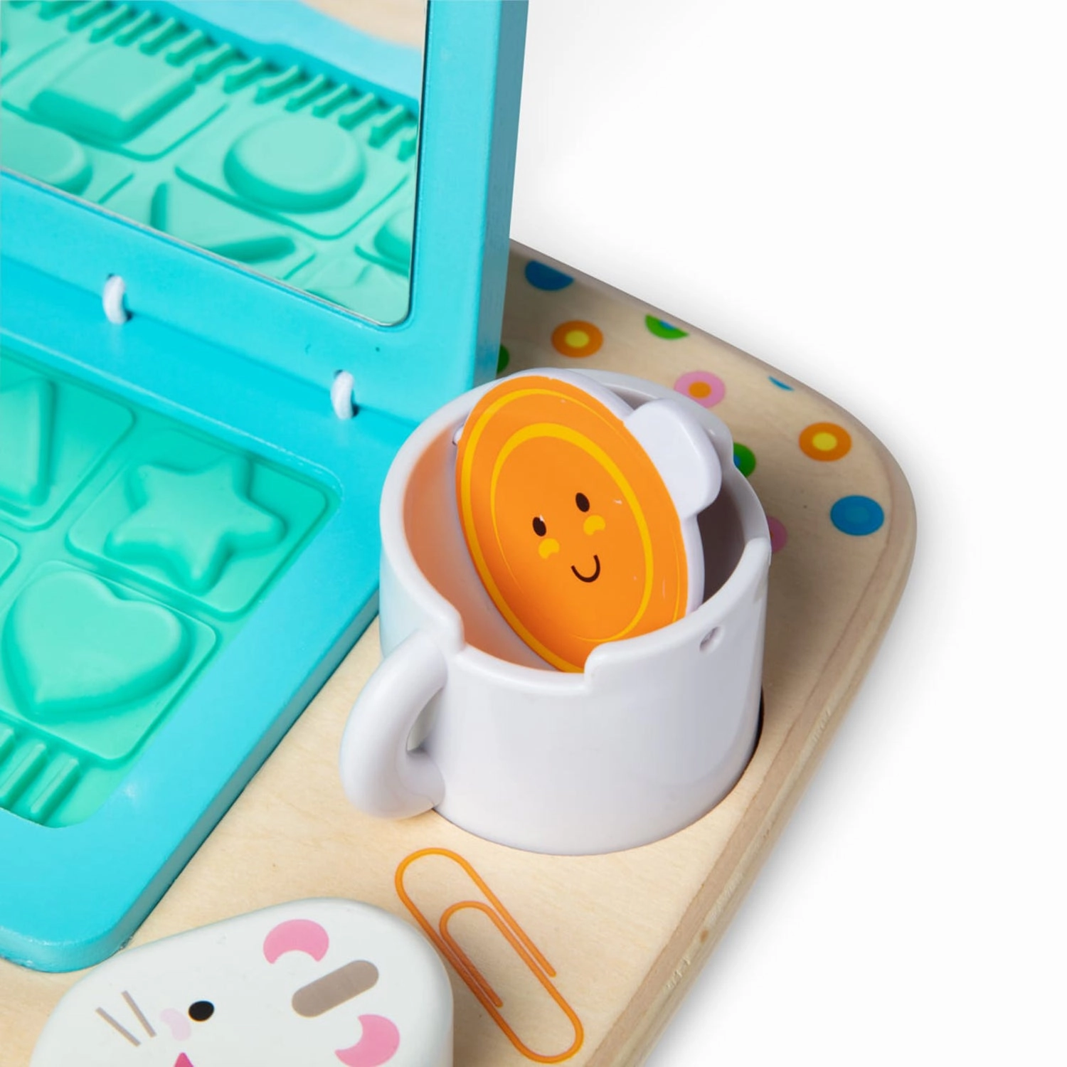 Melissa & Doug Work & Play Desktop Activity Board - Interactive Toddler Toy