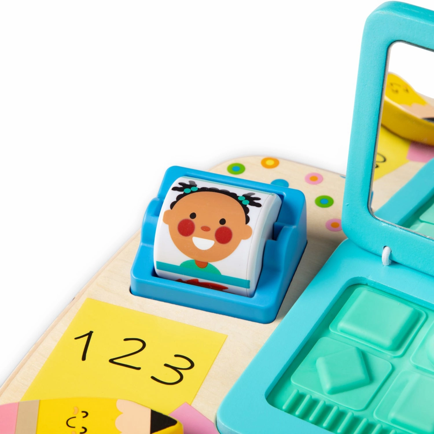 Melissa & Doug Work & Play Desktop Activity Board - Interactive Toddler Toy