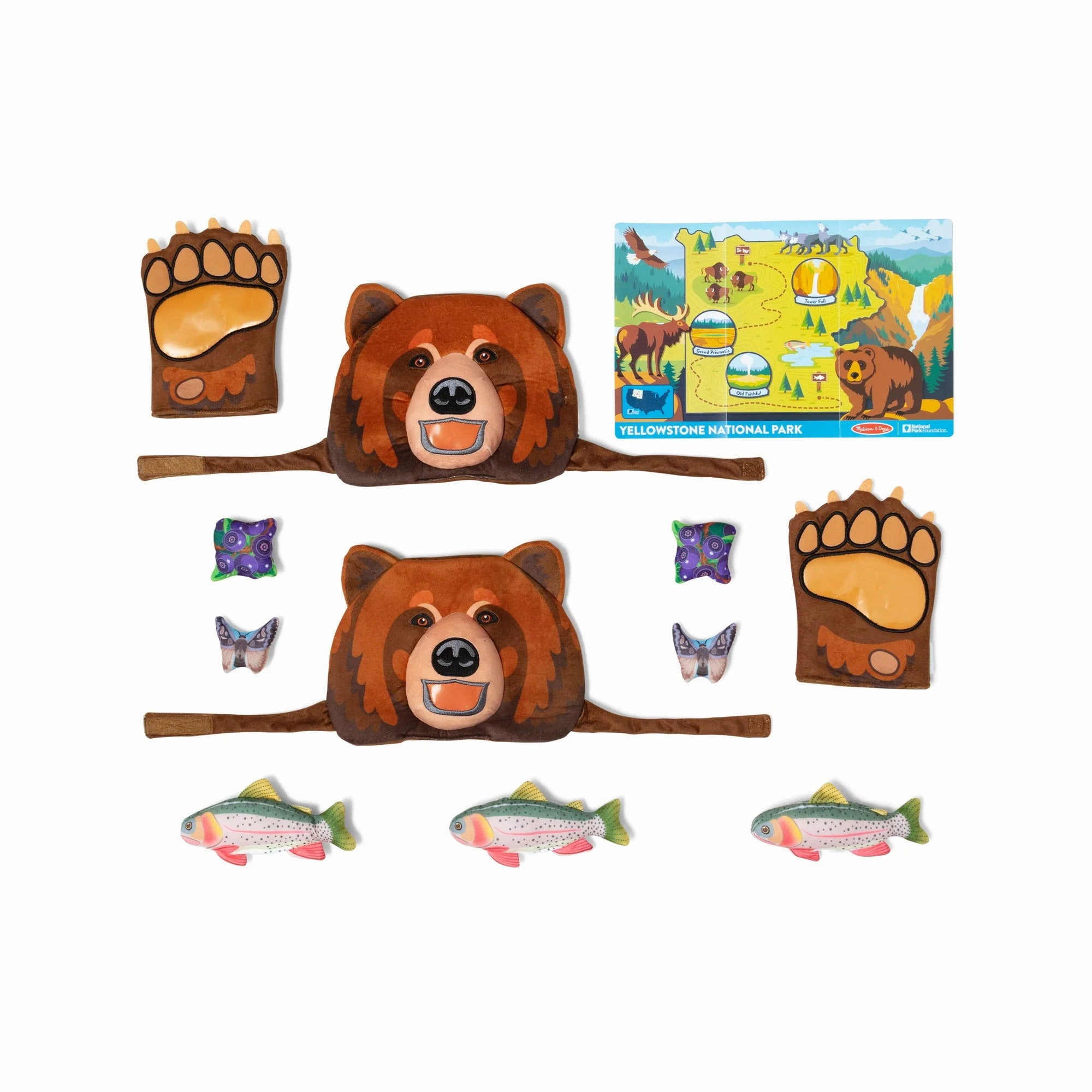 Melissa & Doug Yellowstone Grizzly Bear Pretend Play Set