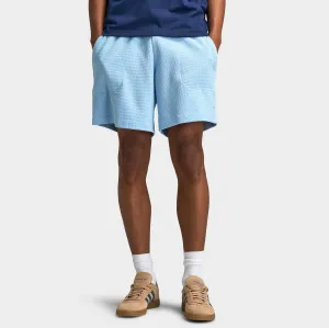 Mens Adidas adidas Originals Trefoil Essentials Waffle Shorts / Clear Sky