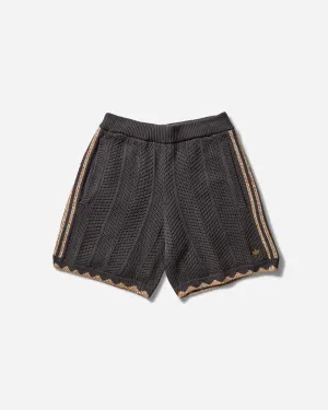 Men's CLOT by Edison Chen Crochet Shorts Carbon