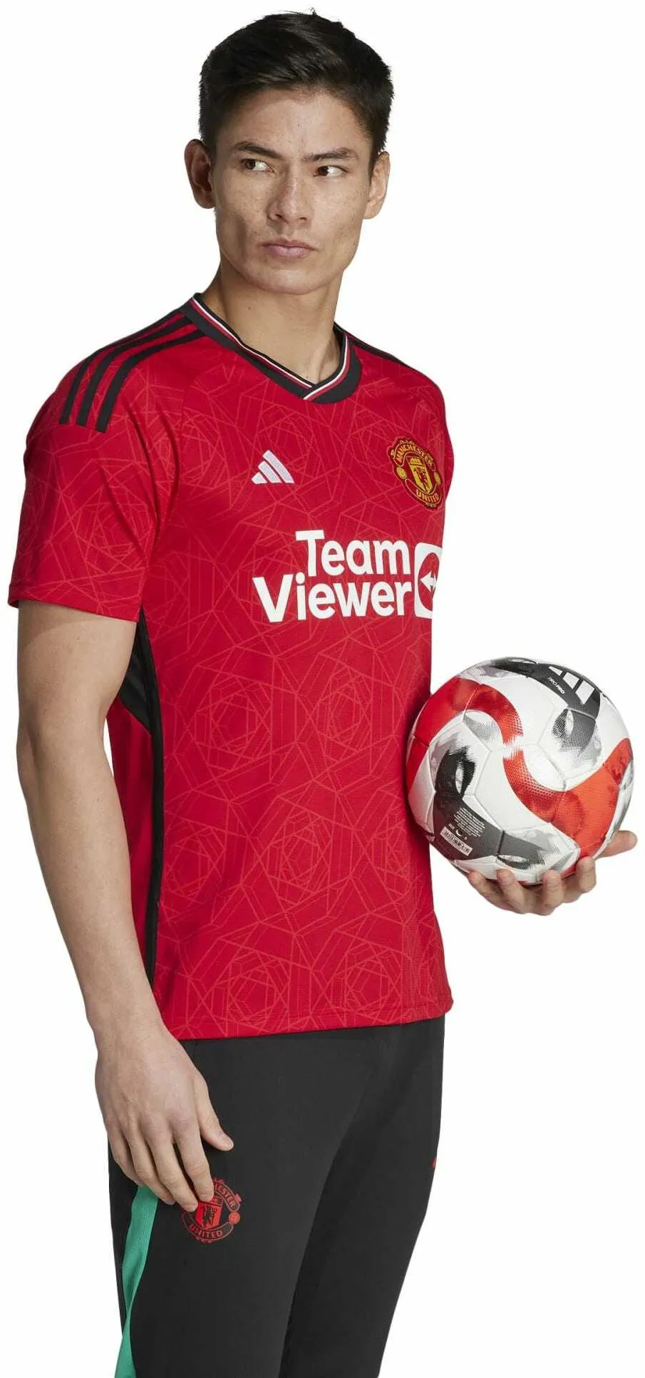 Men's Manchester United 2023/24 Home Soccer Jersey