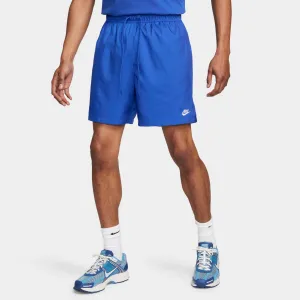 Mens Nike Nike Club Flow Shorts Game Royal / White