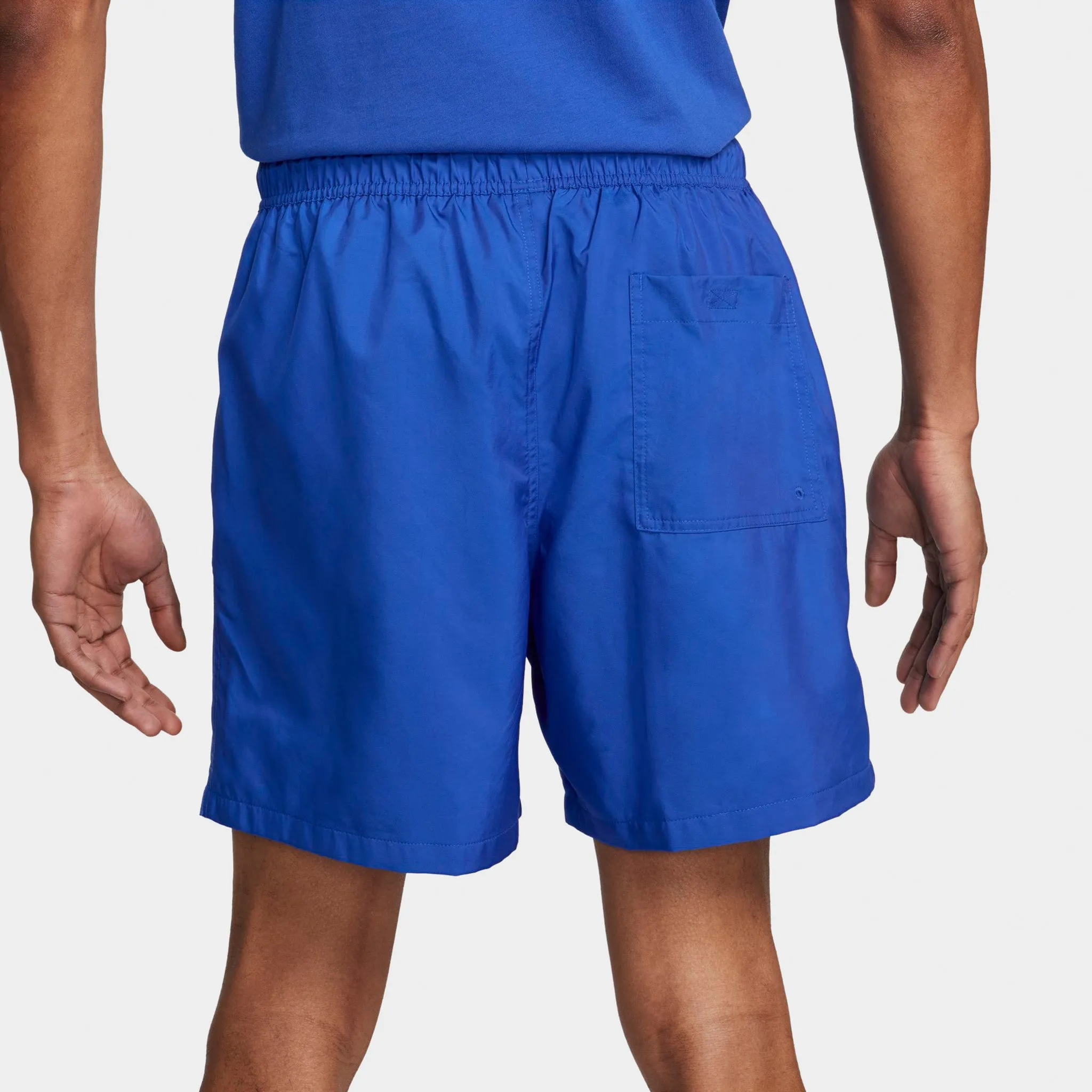 Mens Nike Nike Club Flow Shorts Game Royal / White