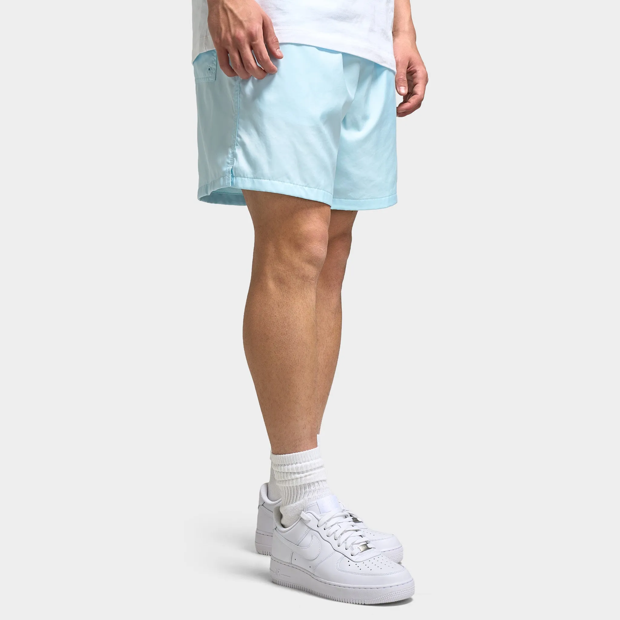 Mens Nike Nike Club Flow Shorts Glacier Blue / White