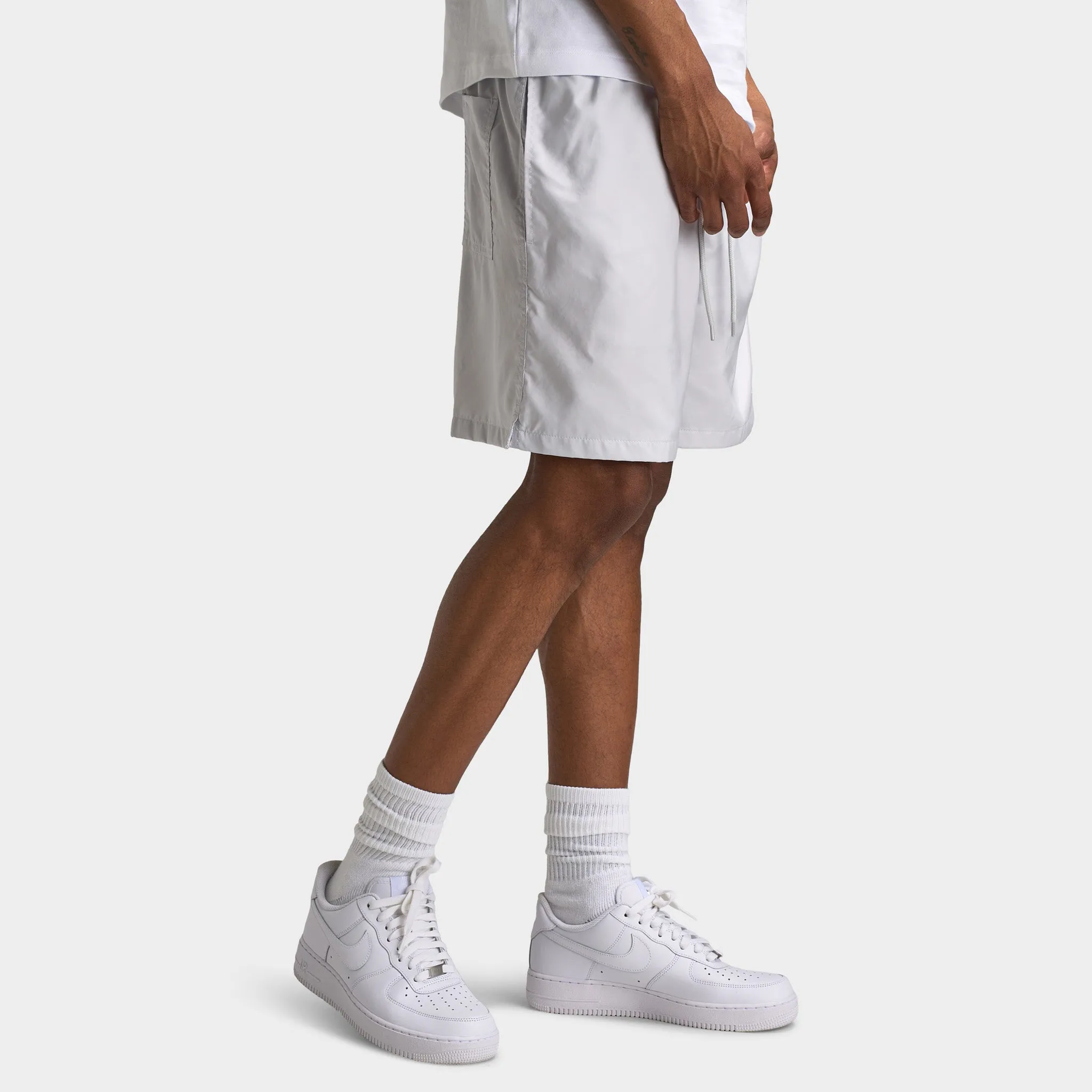 Mens Nike Nike Club Flow Shorts Photon Dust / White