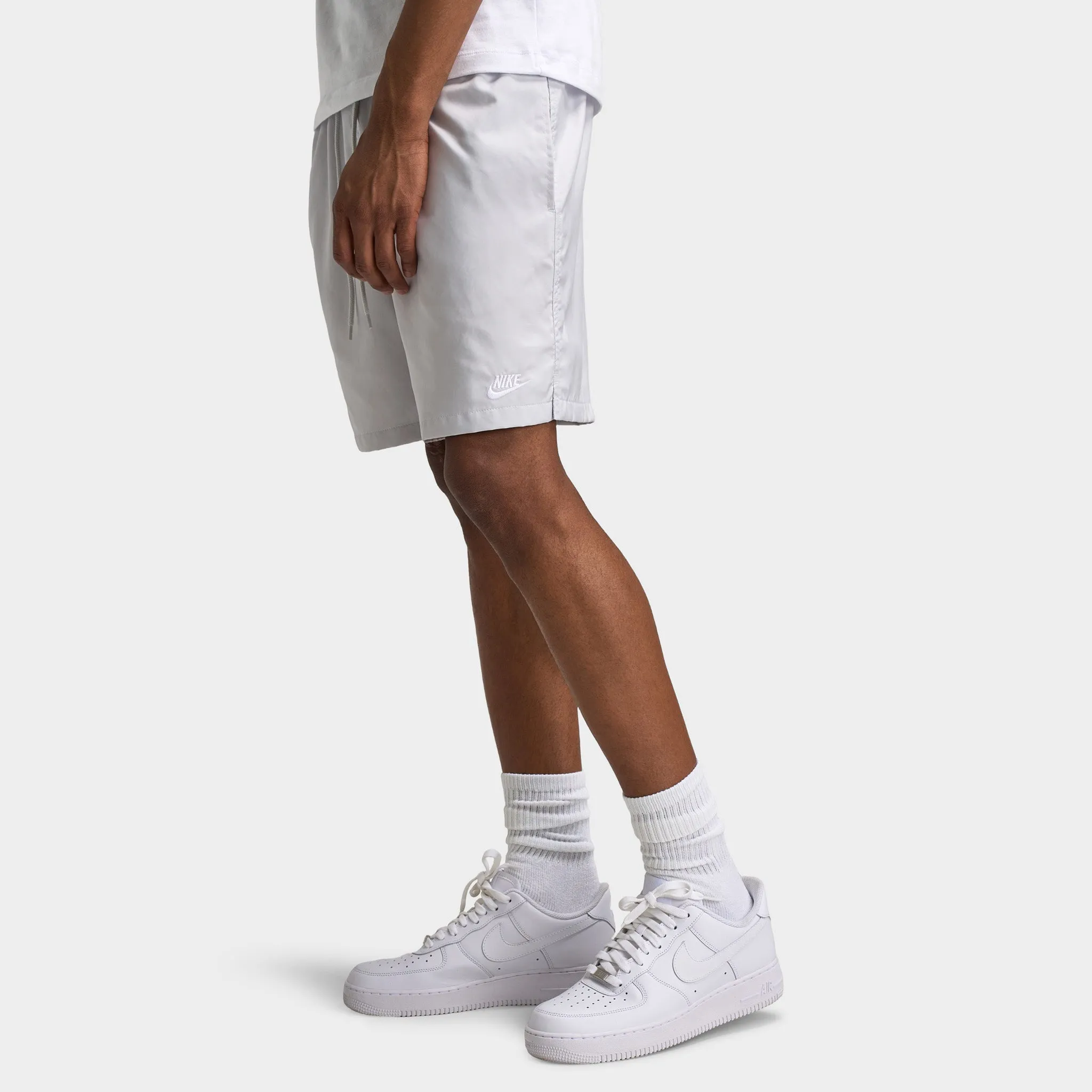 Mens Nike Nike Club Flow Shorts Photon Dust / White