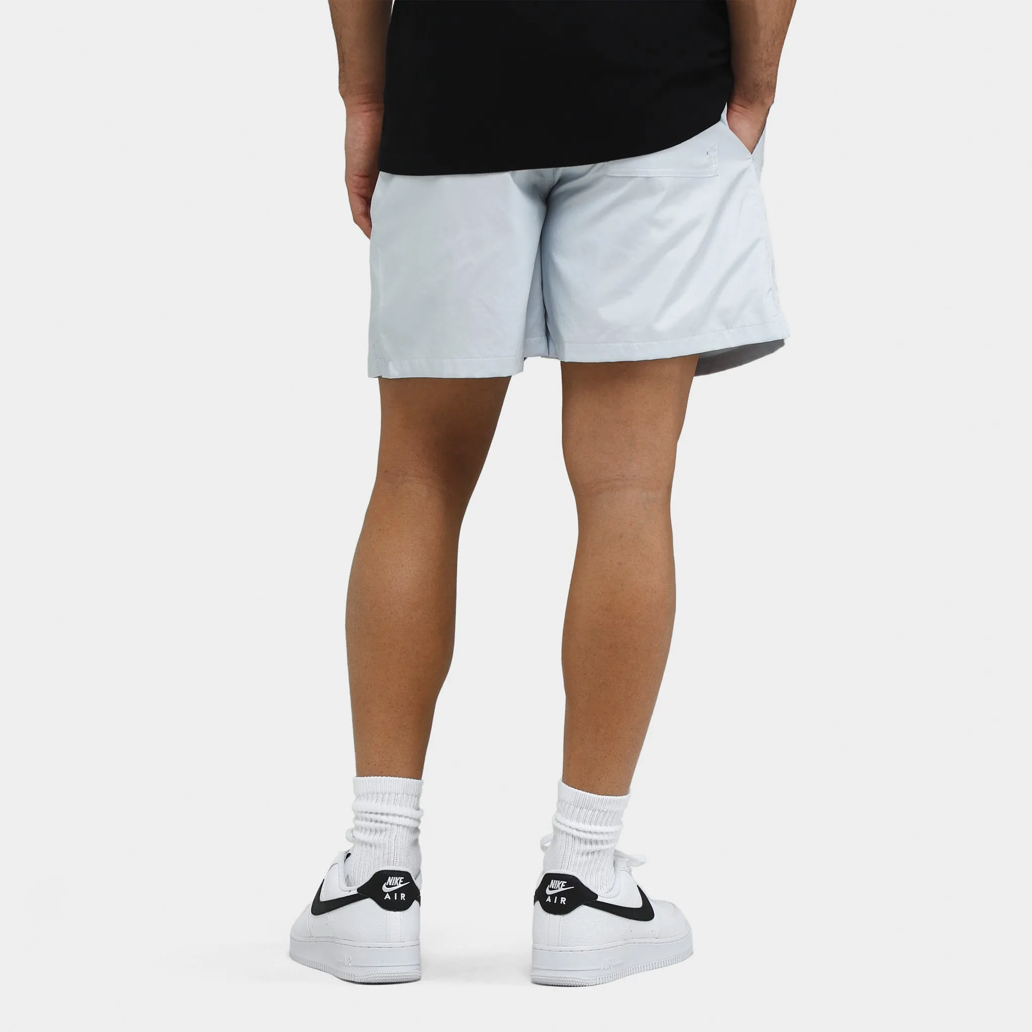 Mens Nike Nike Club Flow Shorts Pure Platinum / White