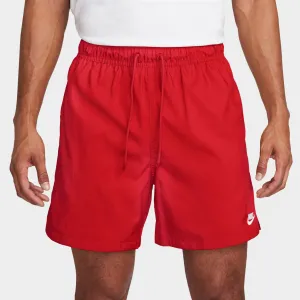 Mens Nike Nike Club Flow Shorts University Red / White