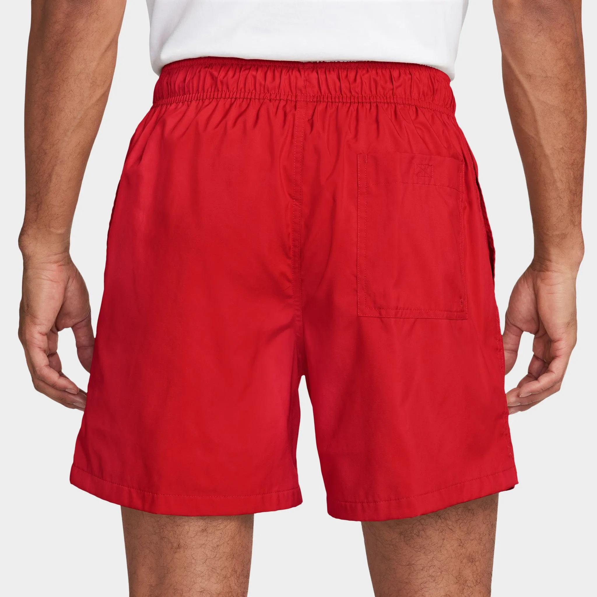 Mens Nike Nike Club Flow Shorts University Red / White