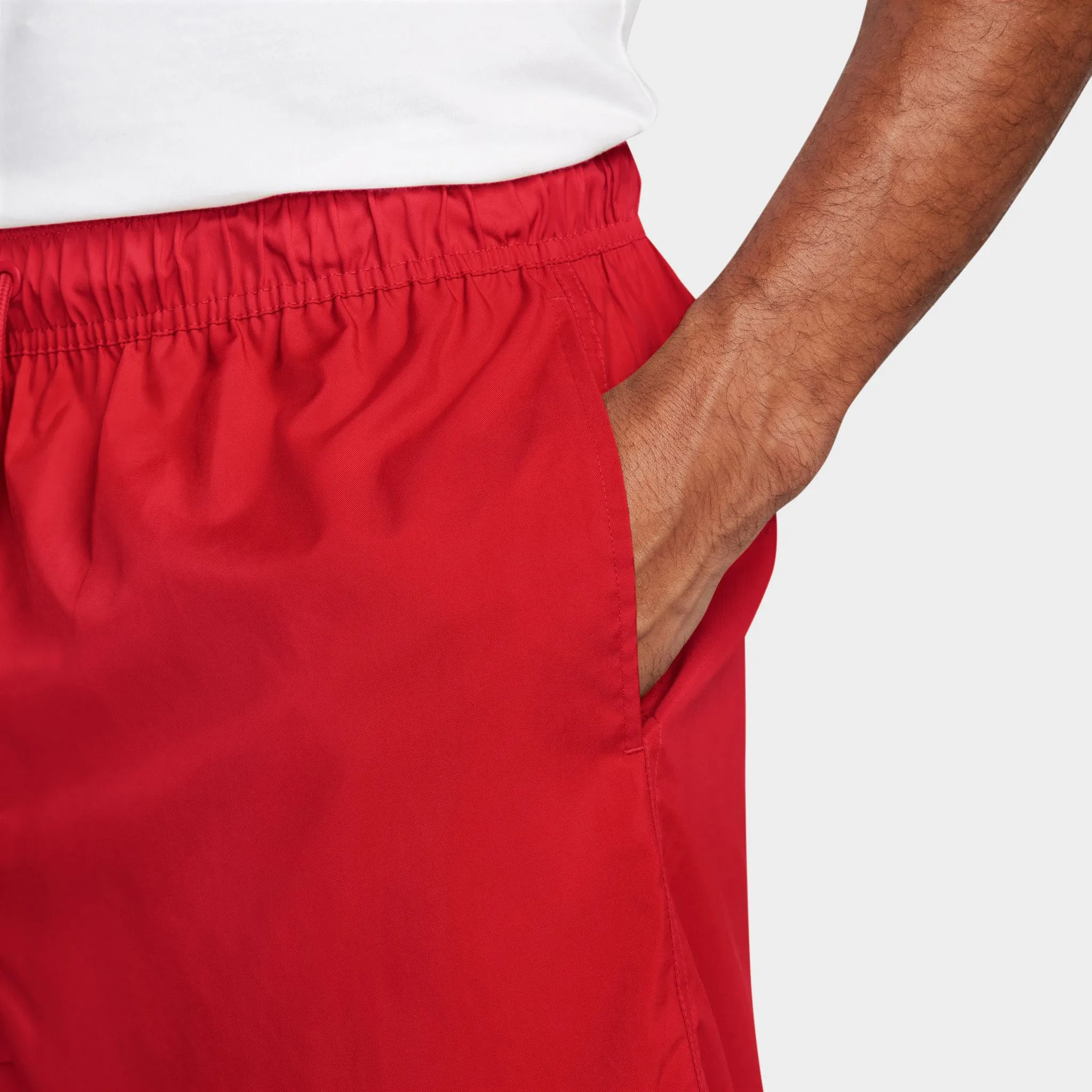 Mens Nike Nike Club Flow Shorts University Red / White