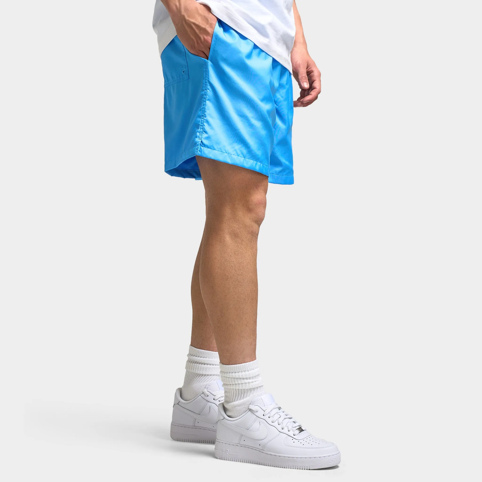 Mens Nike Nike Club Flow Shorts University / White