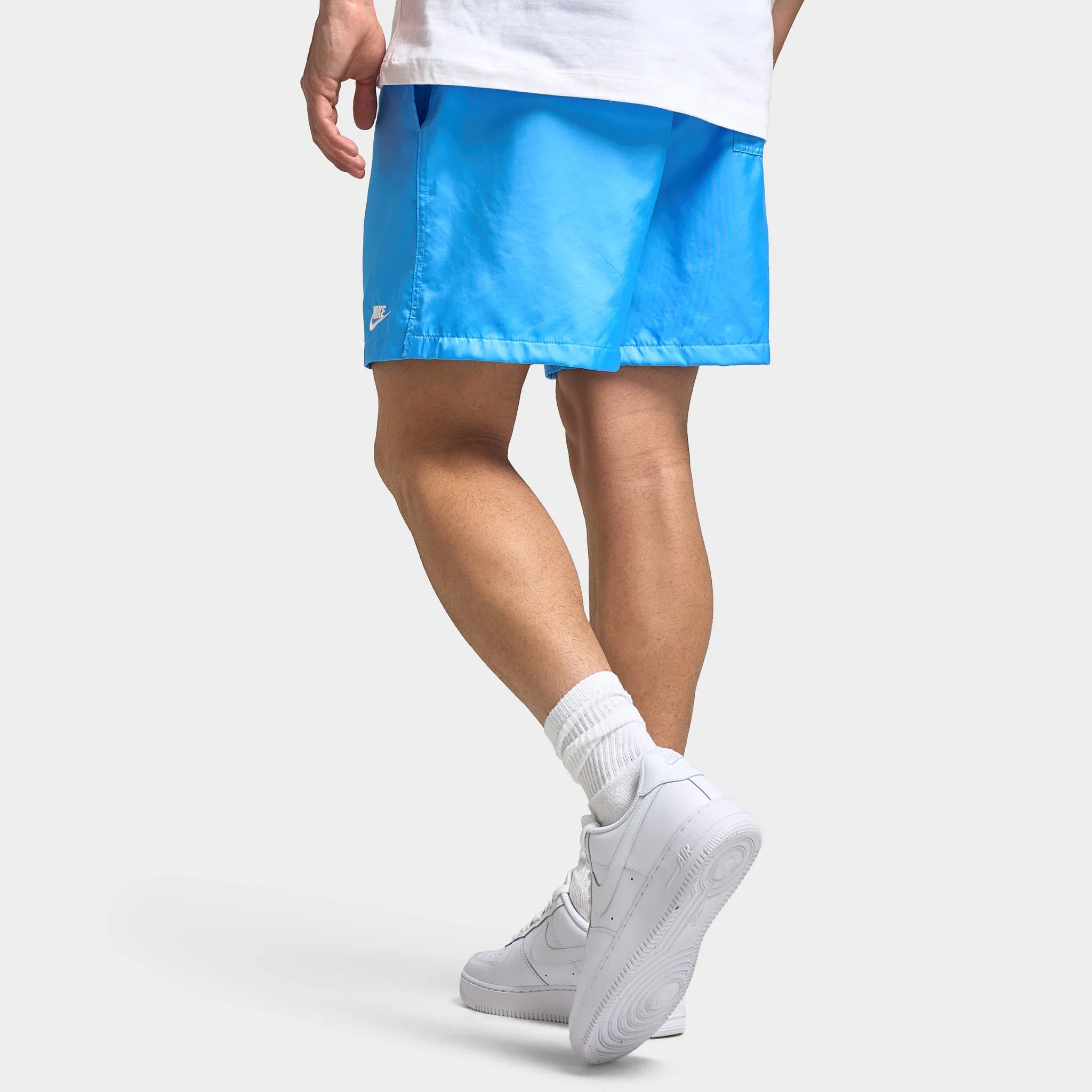 Mens Nike Nike Club Flow Shorts University / White
