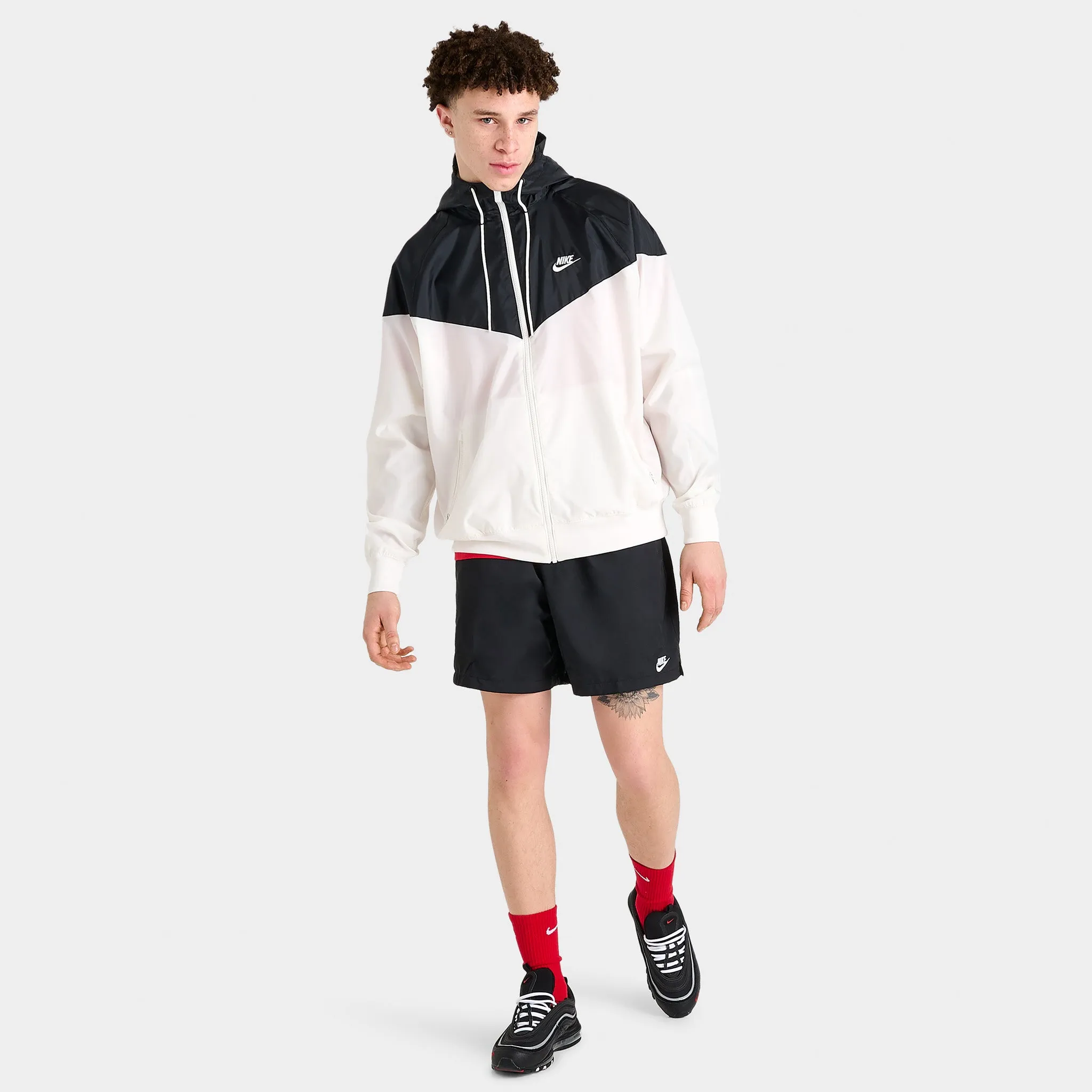 Mens Nike Nike Sportswear Club Flow Shorts Black / White
