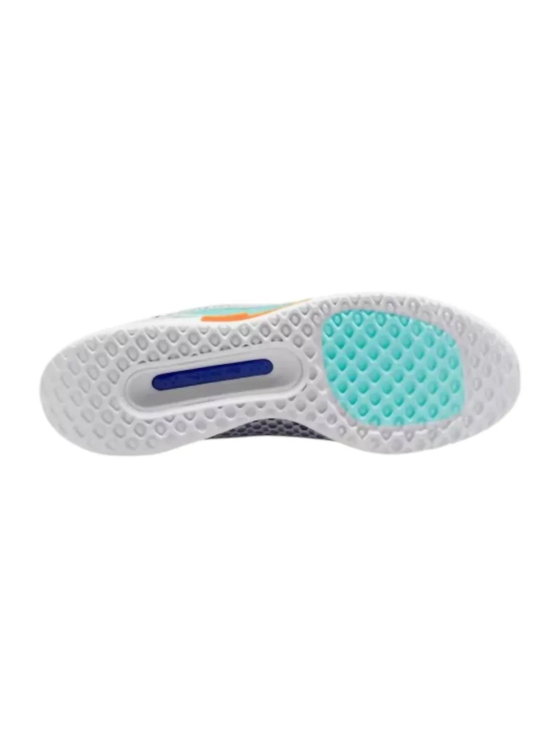 Men's Zoom Court Pro Hc Shoes In White/turquoise