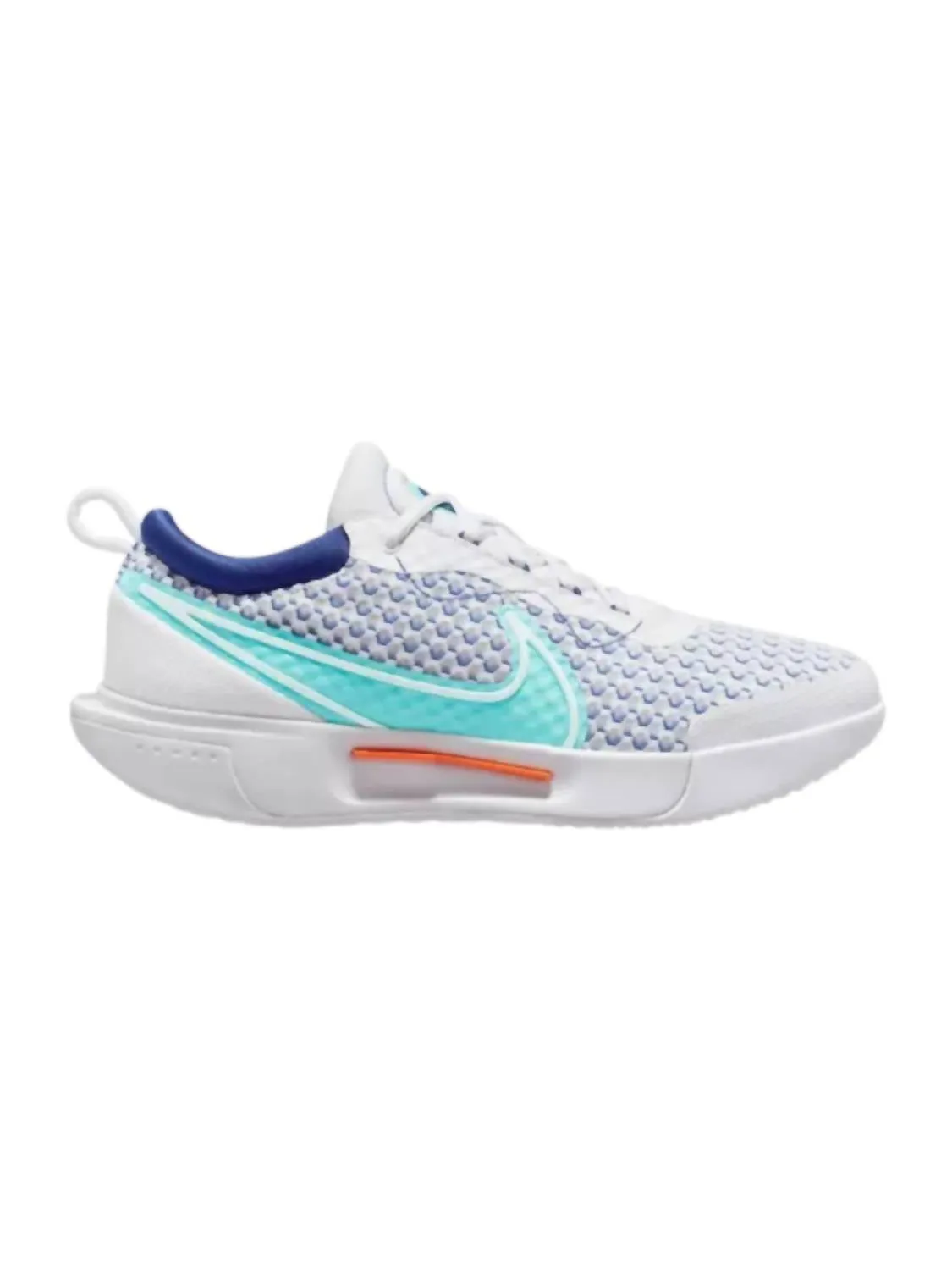 Men's Zoom Court Pro Hc Shoes In White/turquoise