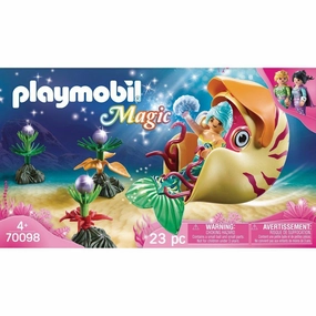 Mermaid with Sea Snail Gondola