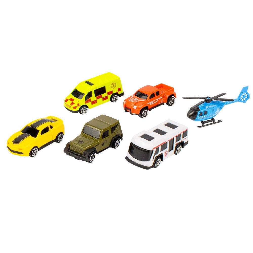 Mighty Motors Mega Big Rig Red Carry Case with Die-Cast Vehicles