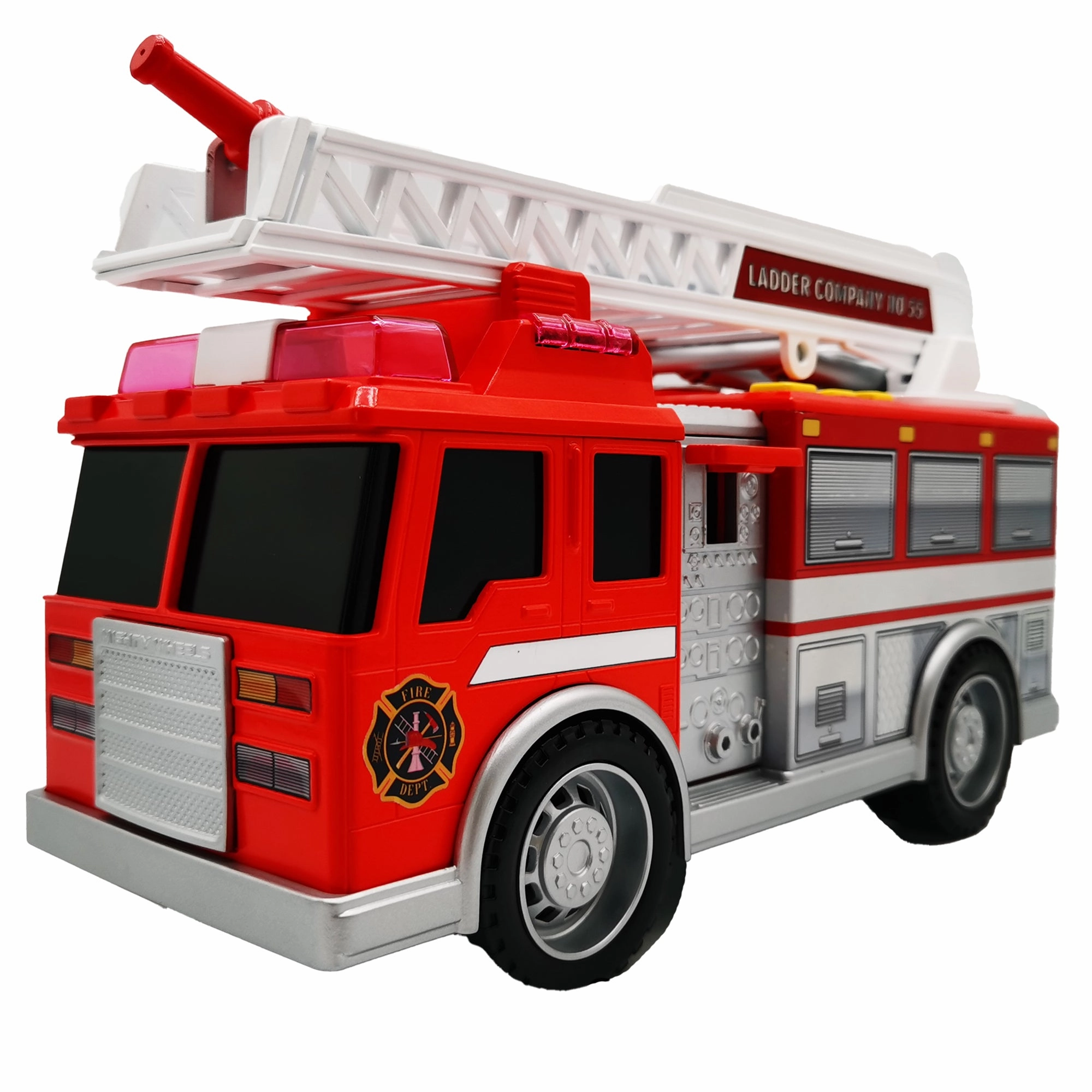 Mighty Wheels Mighty 10" Fire Truck with Sounds, Lights & Water Action