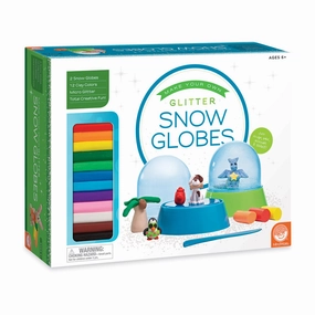 MindWare Creative DIY Glitter Snow Globes Craft Kit