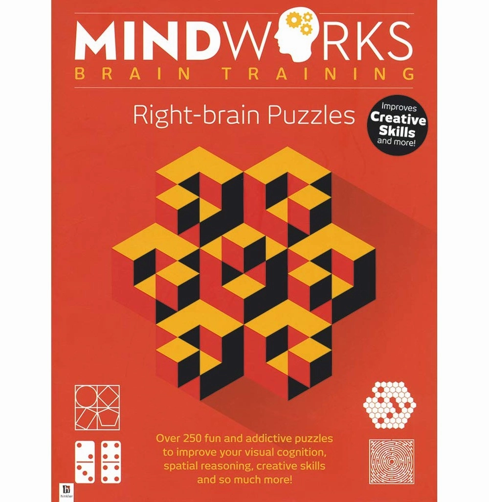 MindWorks Brain Training Right:brain Puzzles [Flexibound] None