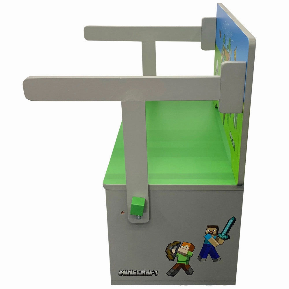 Minecraft 2-In-1 Convertible Bench & Table - Magical Furniture Transformation