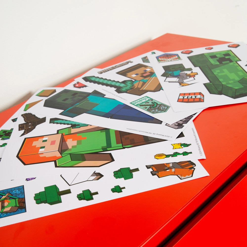 Minecraft Adventure Wall-Clings: 50  Premium Vinyl Stickers and Decals