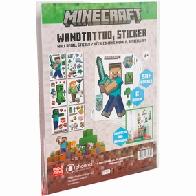 Minecraft Adventure Wall-Clings: 50  Premium Vinyl Stickers and Decals