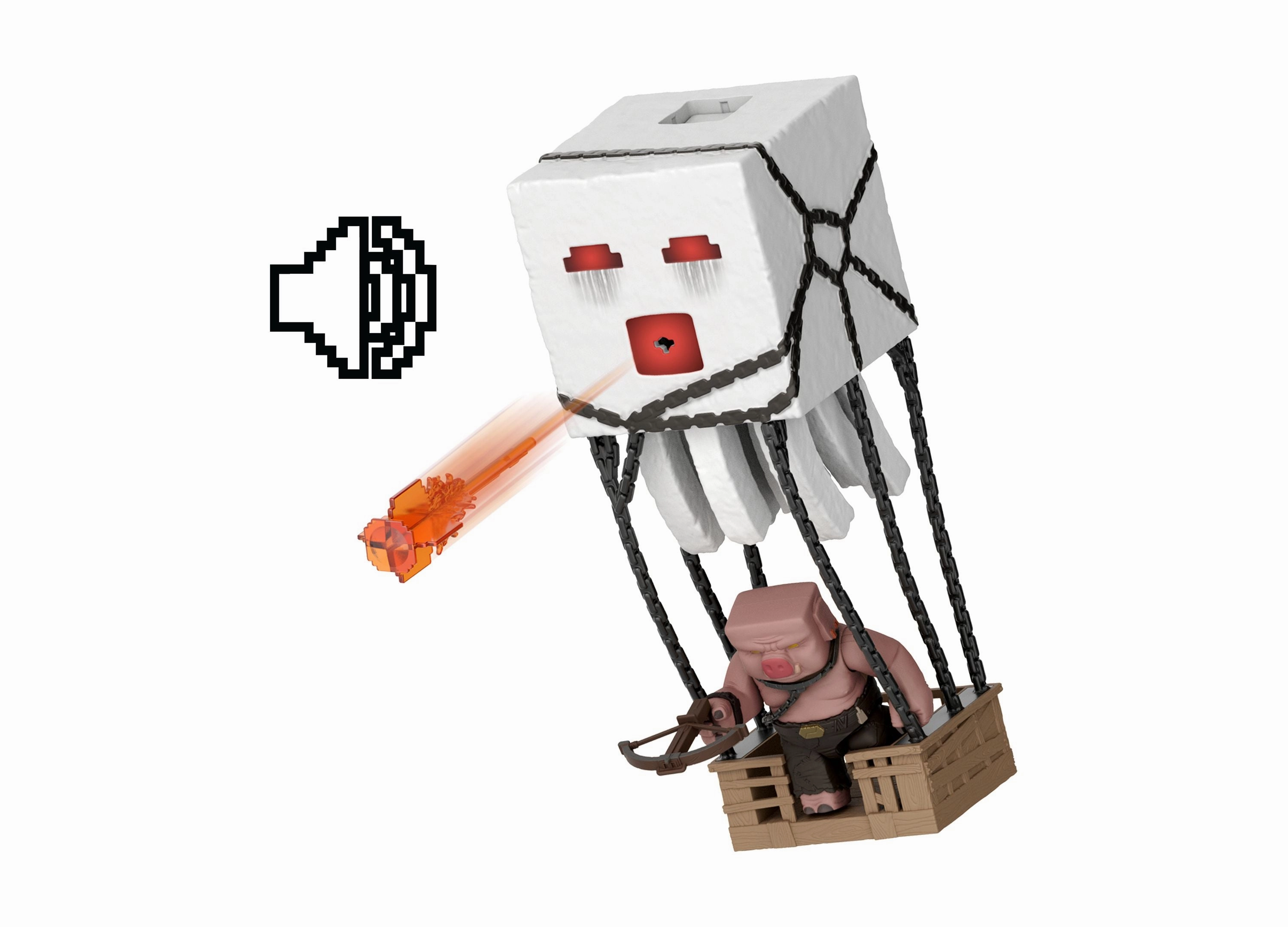 Minecraft Blast Attack Ghast - Action Figure Playset
