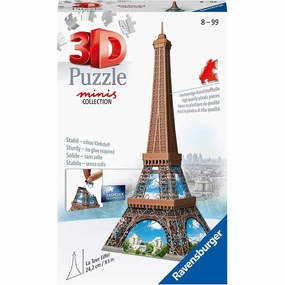 Mini Eiffel Tower 3D Puzzle 54pc