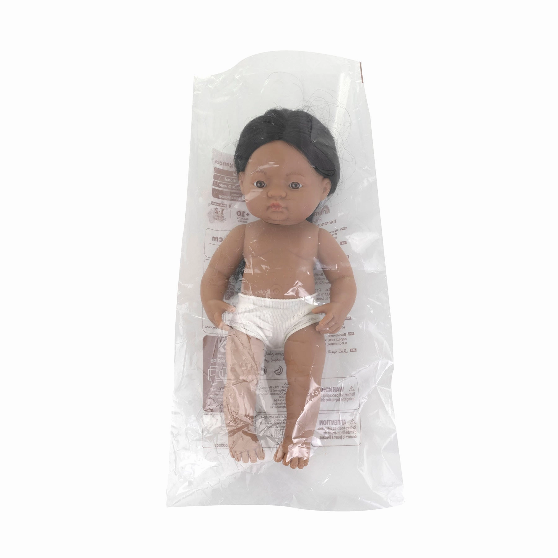 Miniland 15 inch Articulated Baby Doll - Playful Learning Companion