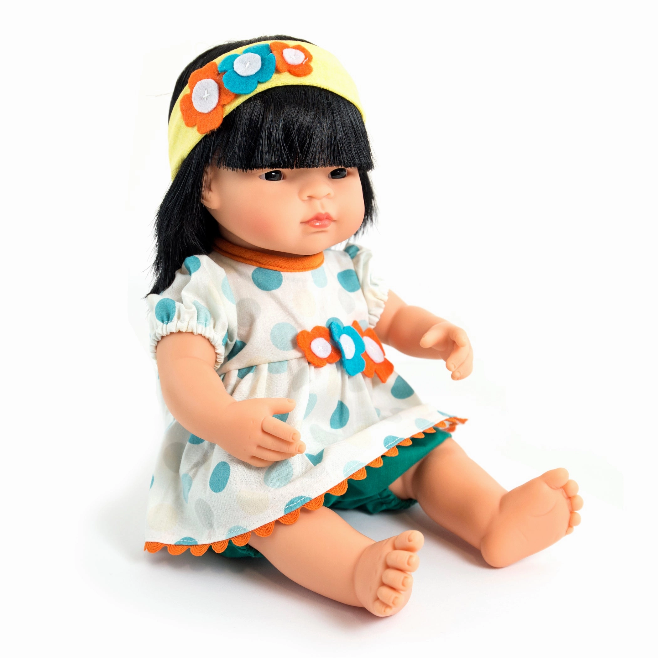 Miniland Warm Weather Girl Doll Outfit with Headband