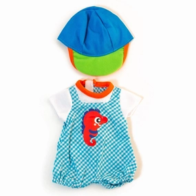Miniland Warm Weather Jumper and Cap Outfit for 12-5/8 Dolls