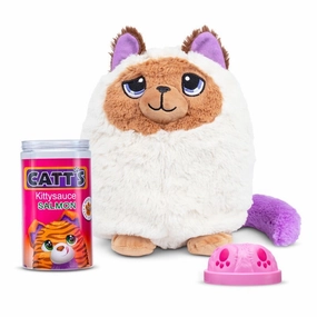 Misfittens Get Meowt! Basic Collectible Plush Cats Series 1 Bandit - Himalayan Cat